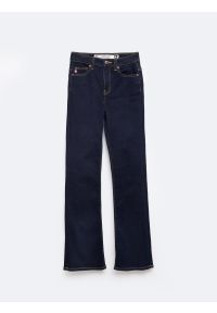 Big-Star - Jeansy damskie granatowe Adela Bootcut 505. Kolor: niebieski #5