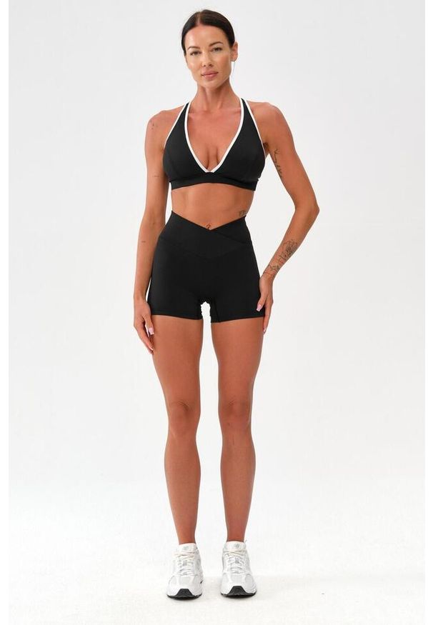 ROUGH RADICAL - Damskie spodenki szorty sportowe fitness Rough Radical Mocha Active Shorts. Kolor: czarny. Sport: fitness