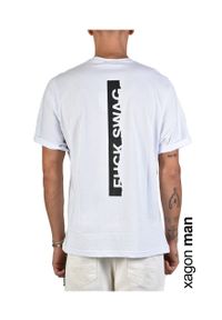 Xagon Man T-Shirt | A20082J30064 | Mężczyzna | Biały. Okazja: na co dzień. Kolor: biały. Materiał: bawełna. Wzór: nadruk. Styl: casual #2