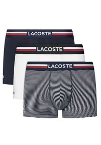 Lacoste Komplet bokserek 5H2382 Granatowy. Kolor: niebieski. Materiał: bawełna #1