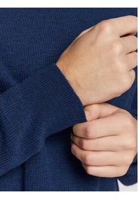 Sisley Sweter 109KS100X Niebieski Regular Fit. Kolor: niebieski. Materiał: syntetyk