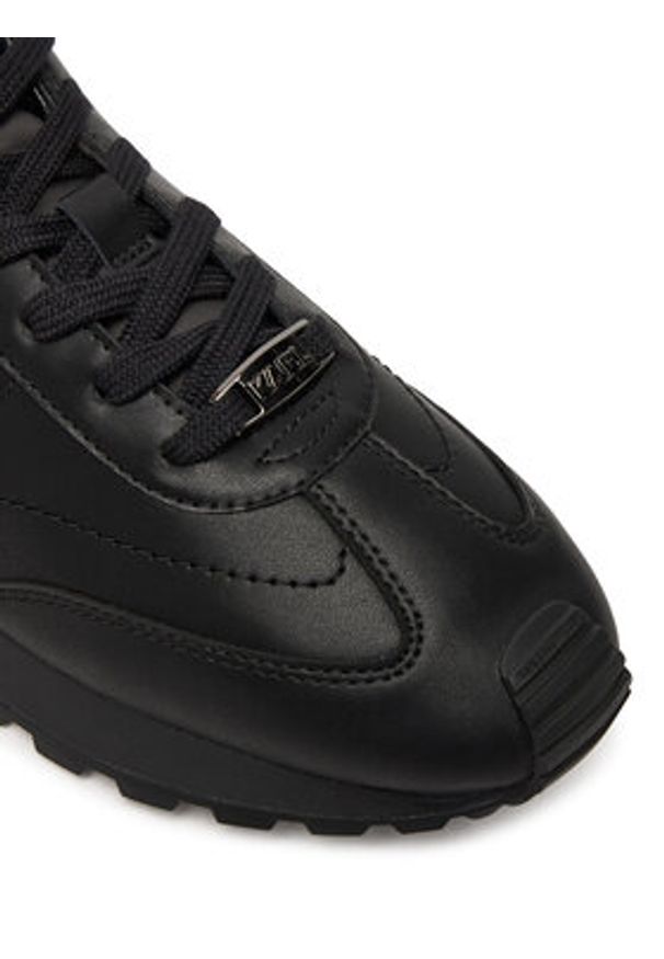 Karl Lagerfeld - KARL LAGERFELD Sneakersy KL51129E Czarny. Kolor: czarny. Materiał: skóra