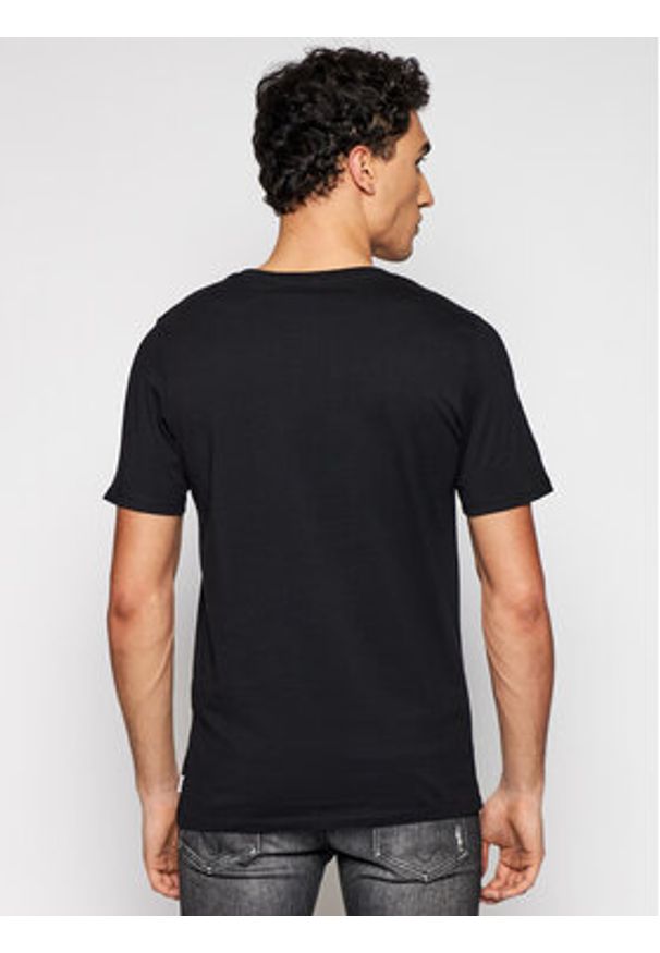Jack & Jones T-Shirt Orrganic Basic 12156101 Czarny Slim Fit. Kolor: czarny. Materiał: bawełna