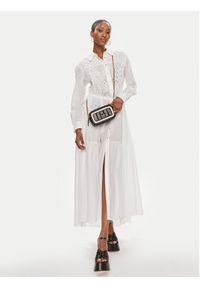 Pinko Sukienka koszulowa Dolce Vita Chemisier . 103728 A1XP Biały Regular Fit. Kolor: biały. Materiał: bawełna. Typ sukienki: koszulowe #3