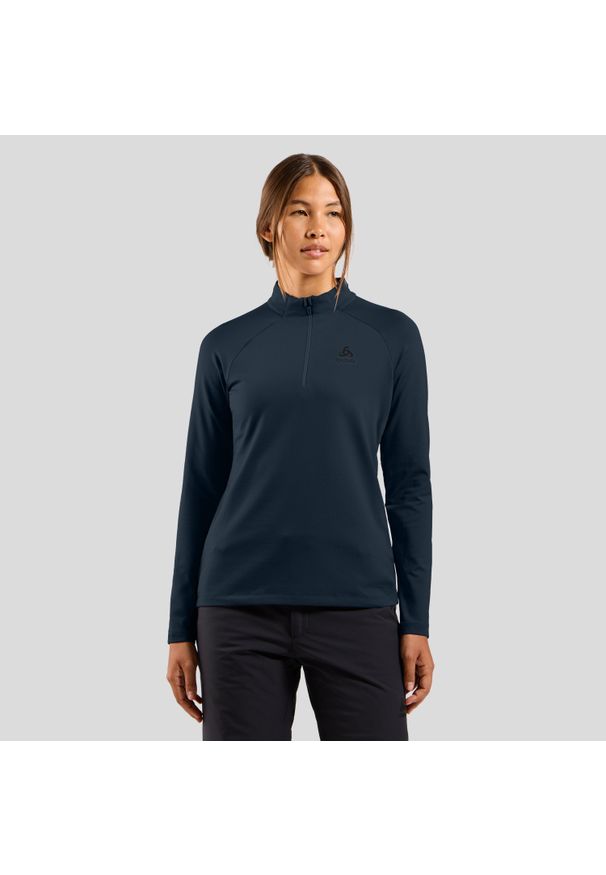 Odlo - Bluza techniczna damska ODLO Essential Light Mid Layer 1/2 zip. Kolor: niebieski