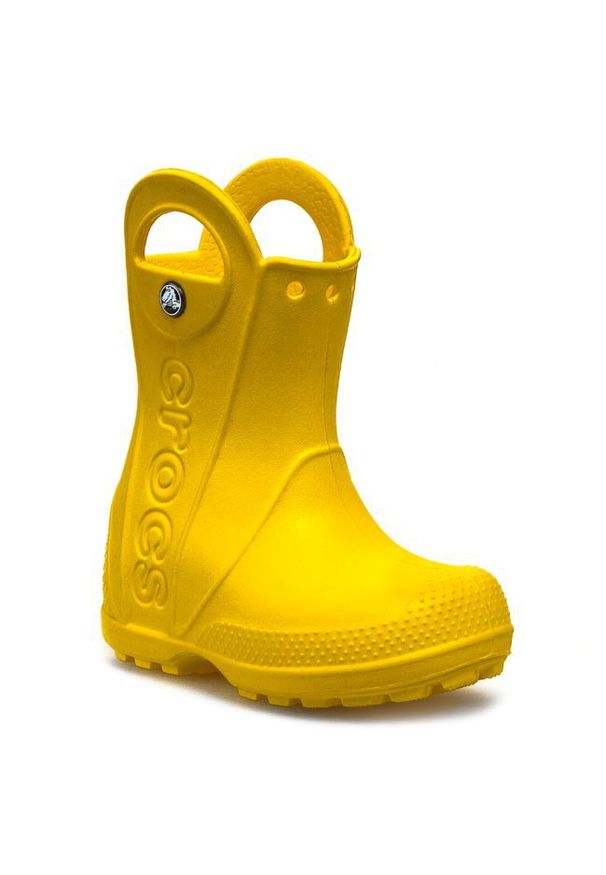 Kalosze Crocs - Handle It Rain 12803 Yellow. Kolor: żółty. Szerokość cholewki: normalna