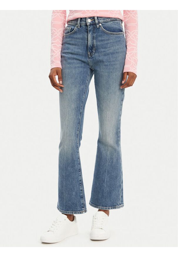 Hugo - HUGO Jeansy Geflare_2 50541493 Niebieski Skinny Fit. Kolor: niebieski