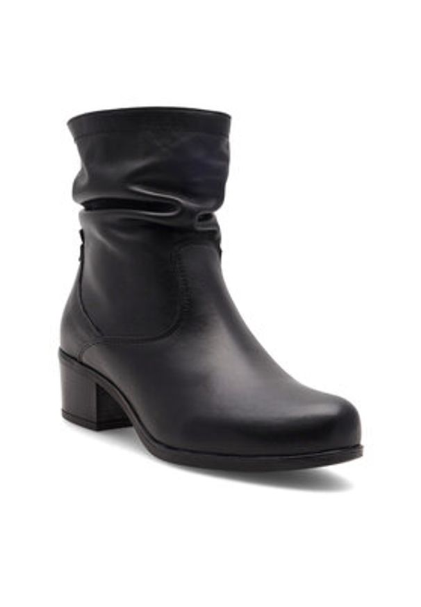 Go Soft Botki EST-GUSTA-12 Czarny. Kolor: czarny. Materiał: skóra