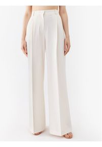 Spodnie materiałowe Pinko. Kolor: biały. Materiał: materiał, syntetyk #1