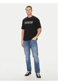 Guess T-Shirt 171871 Czarny Classic Fit. Kolor: czarny. Materiał: bawełna #5