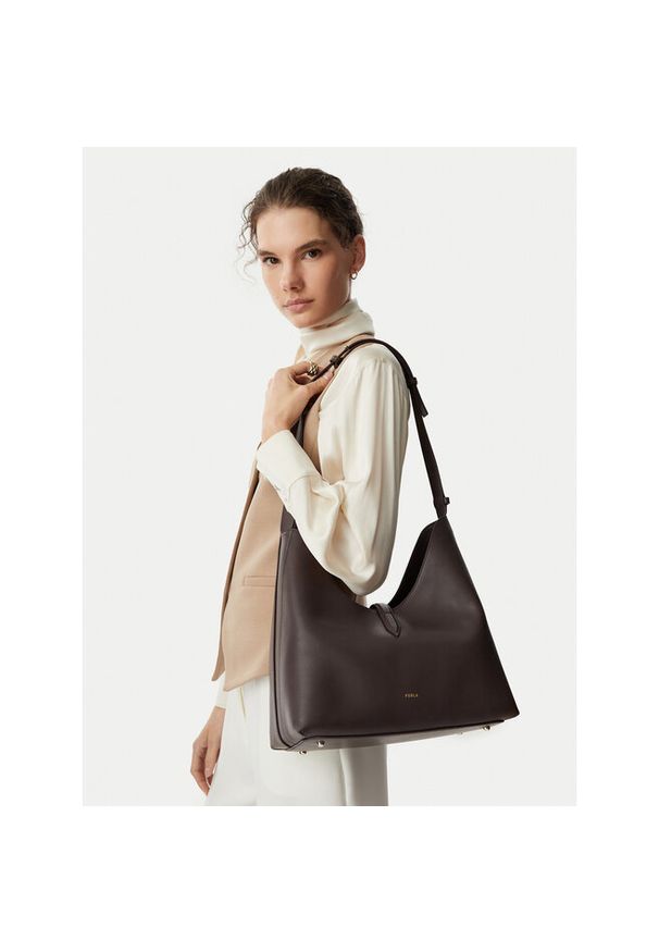 Torebka Furla. Kolor: brązowy