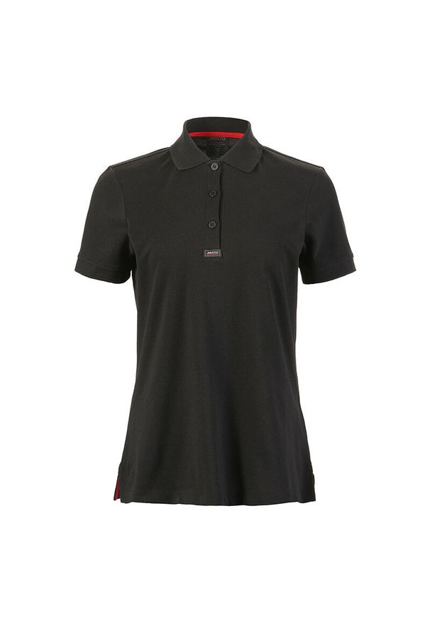 Damska koszulka polo Musto Essential Pique. Typ kołnierza: polo. Kolor: czarny