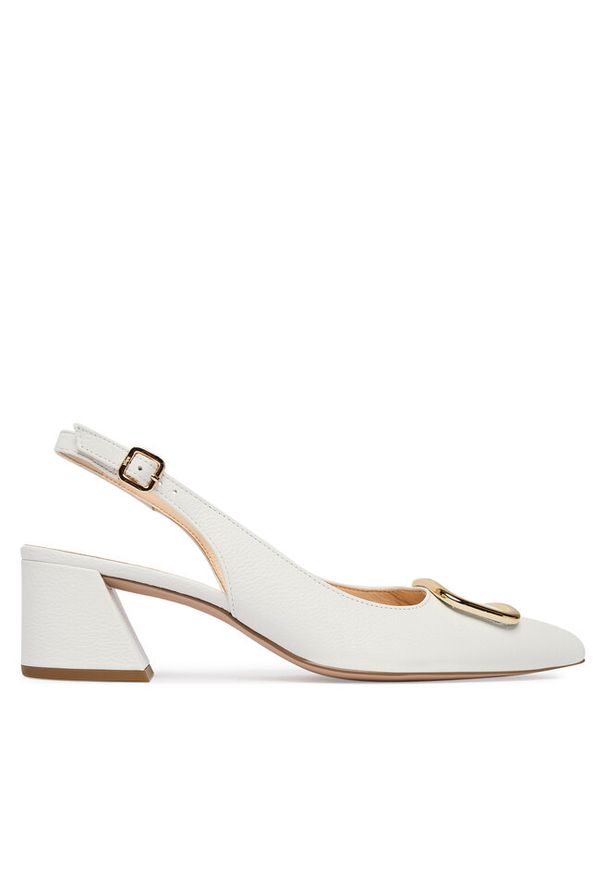 Czółenka HÖGL. Kolor: biały