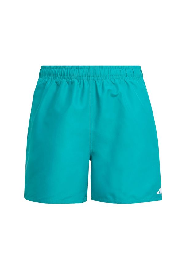 Adidas - Szorty Swim Kids. Kolor: niebieski, wielokolorowy, biały. Materiał: materiał