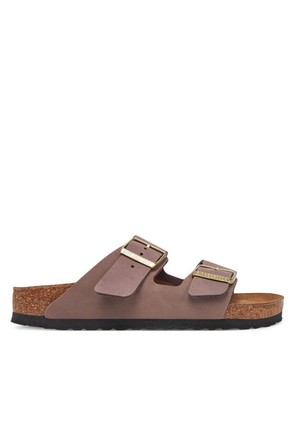 Birkenstock Klapki Arizona 1029428 Fioletowy. Kolor: fioletowy. Materiał: skóra, nubuk