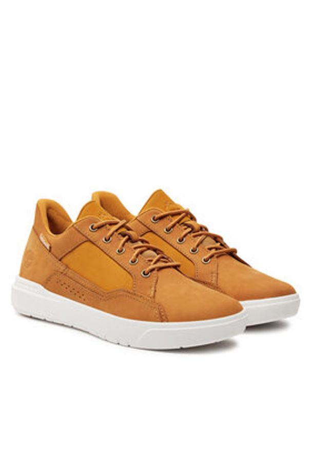 Timberland Sneakersy Allston TB0A65RW7541 Żółty. Kolor: żółty. Materiał: skóra, nubuk