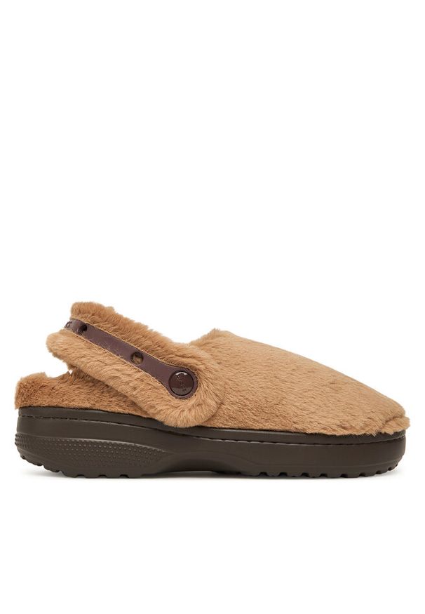 Kapcie Crocs. Kolor: brązowy