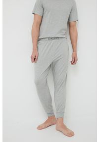 Calvin Klein Underwear spodnie piżamowe męskie kolor szary gładka. Kolor: szary. Wzór: gładki