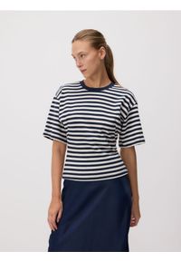 Reserved - Taliowany t-shirt - wielobarwny. Materiał: bawełna