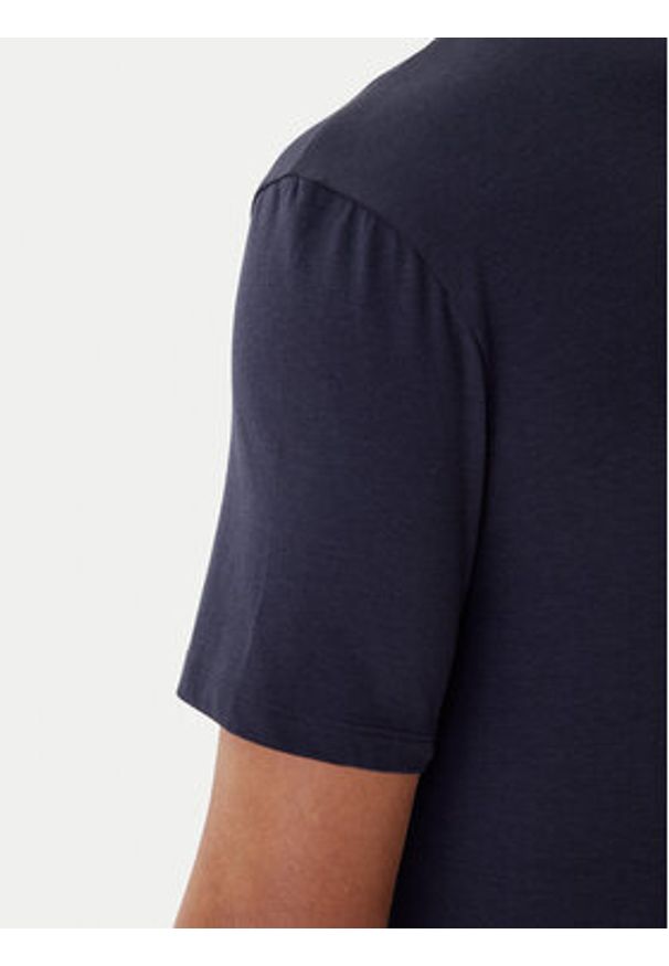 Guess T-Shirt Z2YI12 JR06K Granatowy Regular Fit. Kolor: niebieski. Materiał: bawełna