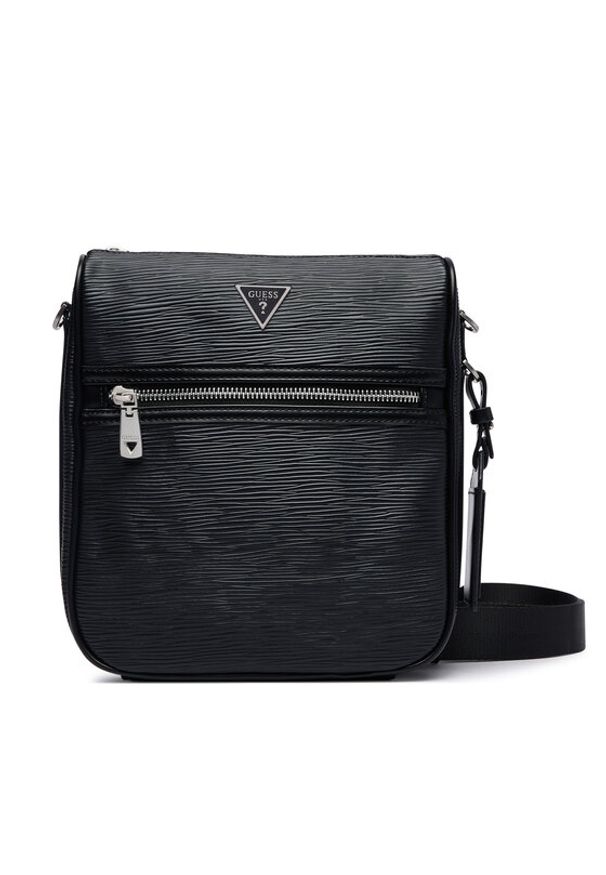 Guess Saszetka HMMIPW P6217 Czarny. Kolor: czarny. Materiał: skóra
