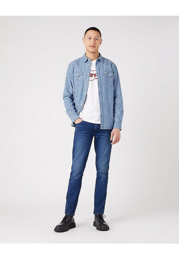 Wrangler - WRANGLER LARSTON MĘSKIE SPODNIE JEANSOWE SPECIAL W18SU829E 112320054