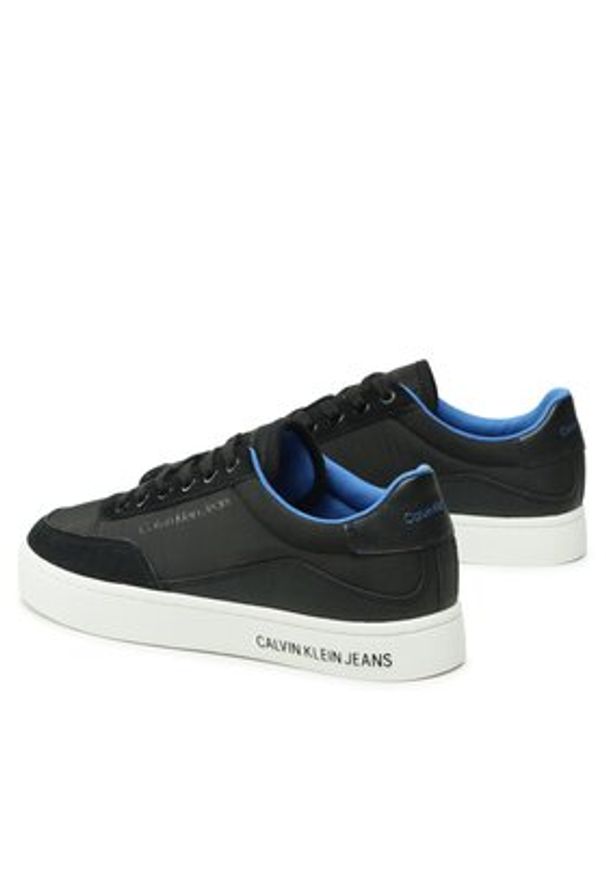 Calvin Klein Jeans Sneakersy Classic Cupsole Su Softny YM0YM00669 Czarny. Kolor: czarny. Materiał: materiał