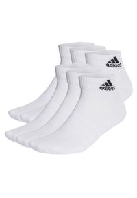 Adidas - adidas Skarpety Niskie Unisex Cushioned Sportswear Ankle Socks 6 Pairs HT3442 Biały. Kolor: biały