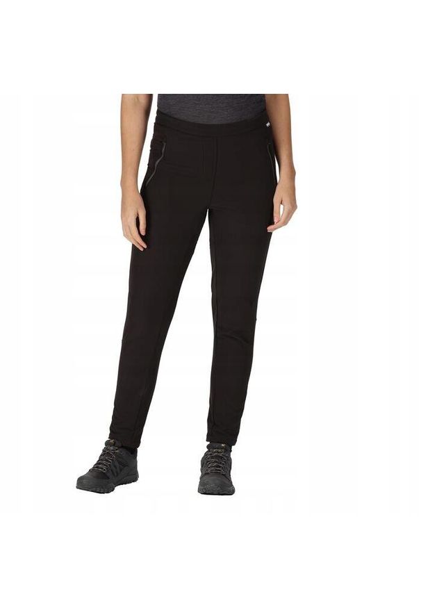 Spodnie trekkingowe dla kobiet Regatta Presley. Kolor: czarny. Sport: turystyka piesza