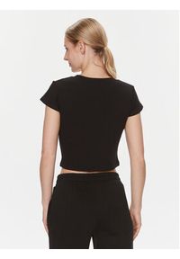 Guess T-Shirt Edie V4RP10 K8RT2 Czarny Regular Fit. Kolor: czarny. Materiał: wiskoza #4