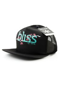 Czapka z daszkiem unisex Level Bliss trucker. Kolor: czarny. Materiał: poliester, bawełna #1