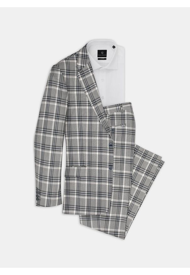 Pako Lorente - PAKO LORENTE – Spodnie męskie garniturowe IRAPUATO P20SF-6G-023-S. Materiał: tkanina. Styl: elegancki