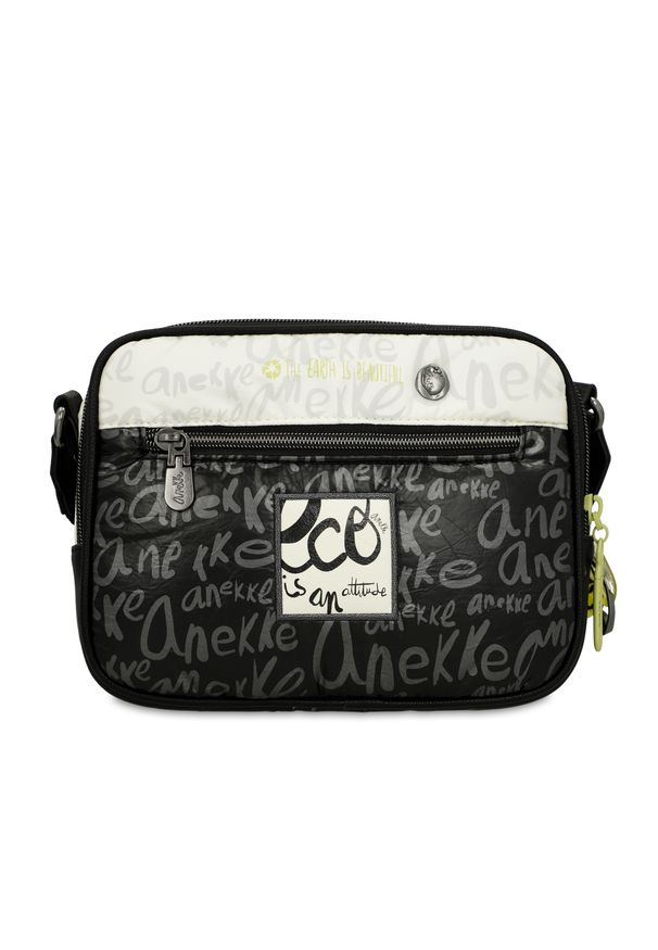 Limonkowa Torebka Anekke Stylowa Listonoszka Damska. Kolor: zielony. Wzór: aplikacja. Styl: elegancki