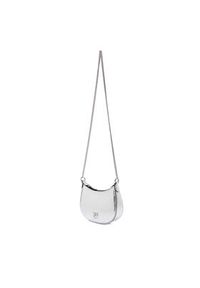 Pinko - PINKO Torebka Half Moon Baby C + Manico Al 25-26 PLTT 105913 A2WD Srebrny. Kolor: srebrny. Materiał: skórzane #3