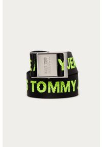 Tommy Jeans - Pasek. Kolor: czarny. Materiał: nylon, materiał, poliester #1