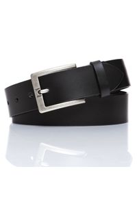 Tom Tailor - TOM TAILOR PASEK SKÓRZANY TM0184R01 791 40mm Gürtel Q.2647. Materiał: skóra. Wzór: paski. Styl: klasyczny
