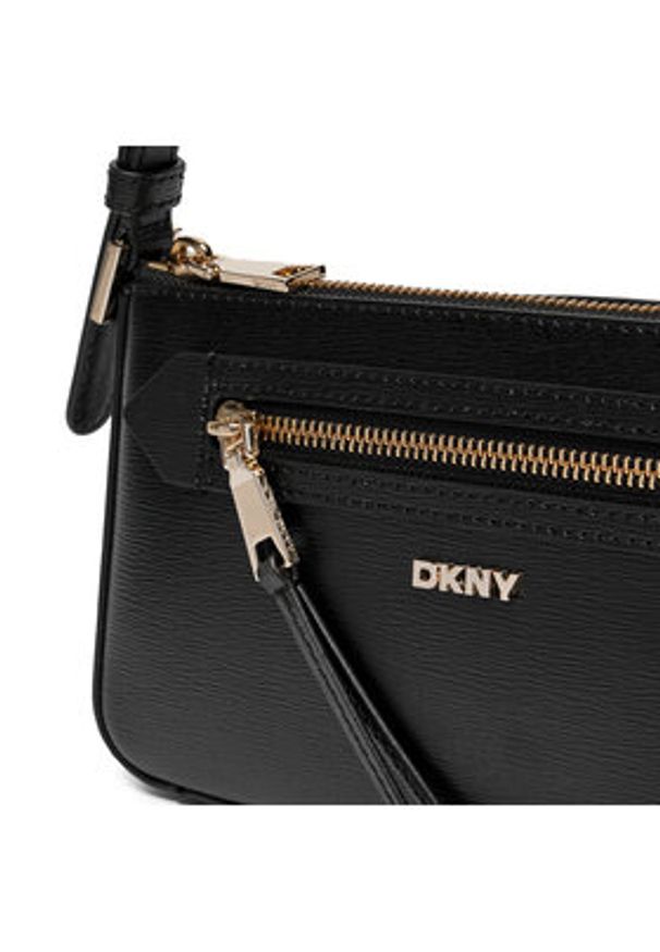 DKNY Torebka R42HKE18 Czarny. Kolor: czarny. Materiał: skórzane