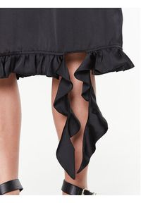 Remain Sukienka koktajlowa Light Satin Frill RM2212 Czarny Regular Fit. Kolor: czarny. Materiał: syntetyk. Styl: wizytowy #2