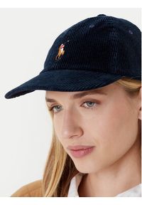 Polo Ralph Lauren Czapka z daszkiem 211A90413001 Granatowy. Kolor: niebieski. Materiał: materiał, bawełna #3