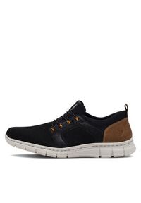 Rieker Sneakersy B7796-00 Czarny. Kolor: czarny. Materiał: materiał #4