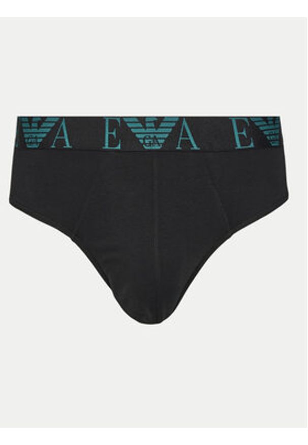 Emporio Armani Underwear Komplet 3 par slipów EM000258 AF10778 MC061 Czarny. Kolor: czarny. Materiał: bawełna