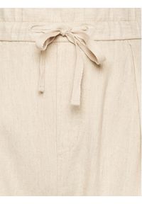 InWear Spodnie materiałowe Kei 30108217 Écru Relaxed Fit. Materiał: syntetyk