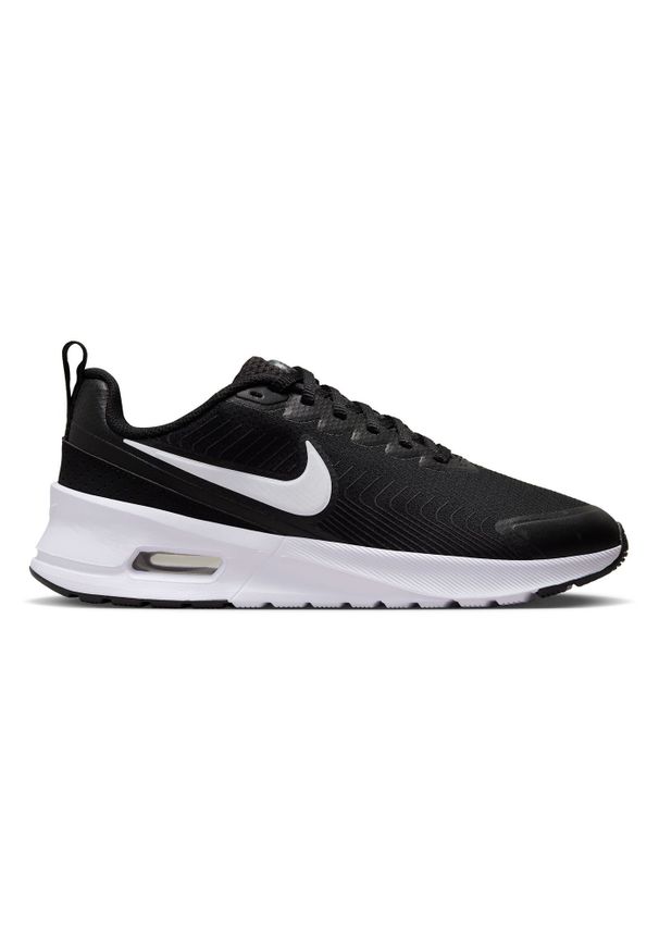 Nike - NIKE AIR MAX NUAXIS Sneakersy damskie. Okazja: na co dzień. Kolor: czarny. Materiał: guma, materiał. Szerokość cholewki: normalna. Model: Nike Air Max