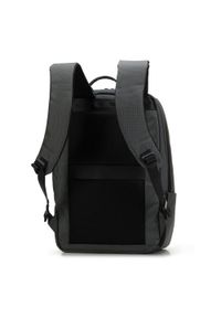 Wittchen - Męski plecak na laptopa 15,6” z dwiema kieszeniami na froncie szary. Kolor: szary. Materiał: nylon. Styl: młodzieżowy, casual, elegancki, biznesowy #4