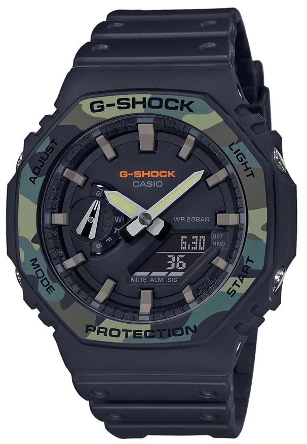 G-Shock - Zegarek G-SHOCK G-SHOCK GA-2100SU-1AER. Rodzaj zegarka: analogowe