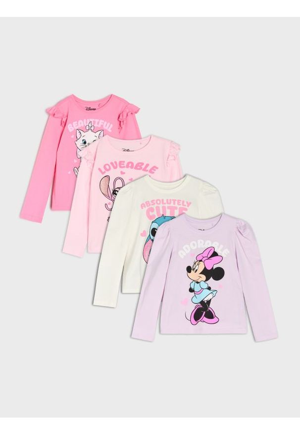 Sinsay - Koszulka z długimi rękawami Disney - wielobarwny. Długość rękawa: długi rękaw. Długość: długie. Wzór: motyw z bajki