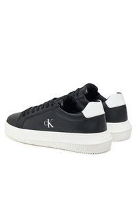 Calvin Klein Jeans Sneakersy Chunky Cupsole Low Mg YW0YW01769 Czarny. Kolor: czarny. Materiał: skóra