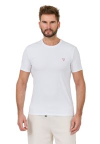 Guess - GUESS Biały męski t-shirt Core Tee Str, Rozmiar XXL. Kolor: biały #4