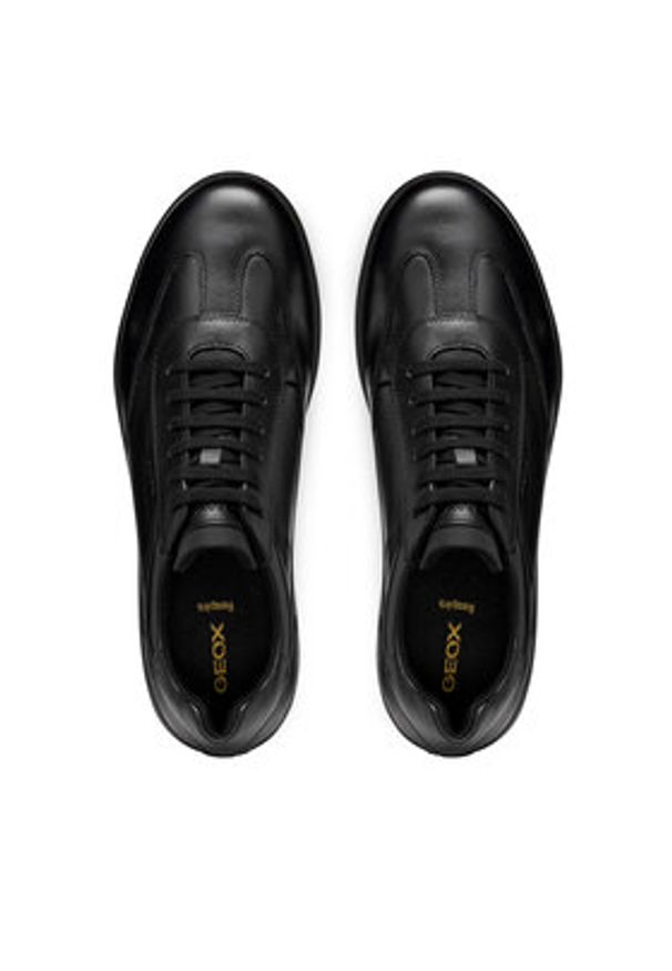 Geox Sneakersy U Leitan U563QA 00085 C9999 Czarny. Kolor: czarny. Materiał: skóra