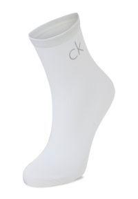 Calvin Klein Skarpety w 2-paku Kobiety Modal biały jednolity, 39-42. Kolor: biały. Materiał: dzianina. Wzór: jednolity #1